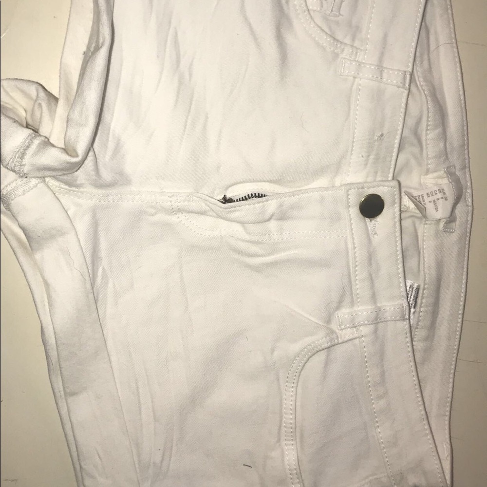 White H&M shorts